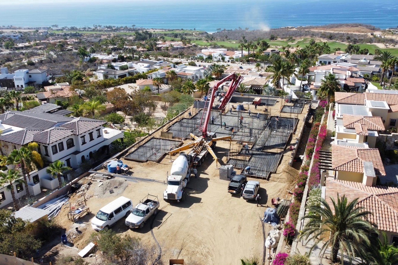A home being built in Cabo